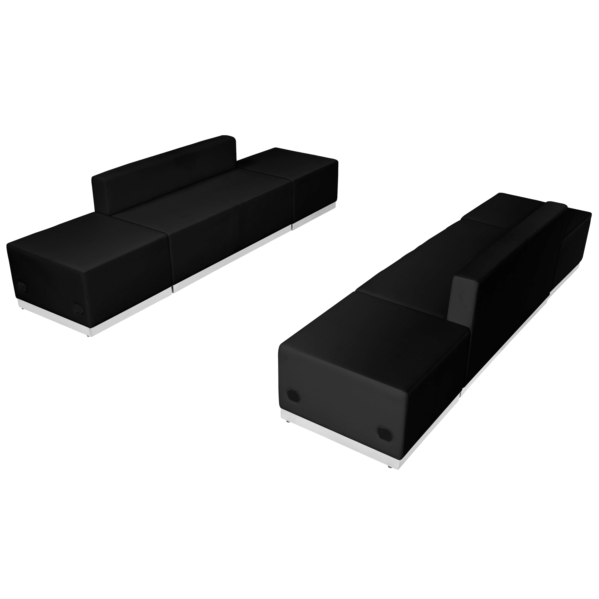 Flash Furniture, 6 PC Black LeatherSoft Reception Configuration, Included (qty.) 6 Model# ZB803700SBK